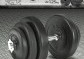 Physionics Jednoruční nakládací činka, 20 kg
