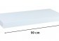 Stilista Nástěnná police Volato, 90 cm, bílá
