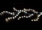 Vánoční LED osvětlení, bavlněné kuličky 48 LED, studená bílá