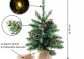Vánoční stromek s osvětlením 45 x 26 cm, 20 LED